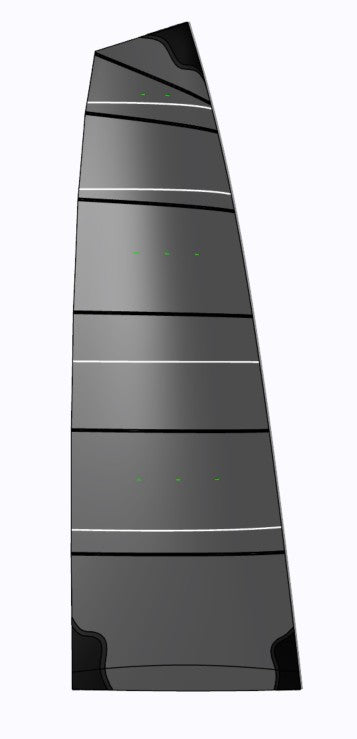 16 Foot Skiff #1 Mainsail Tyra Ply